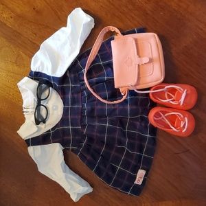 Our Generation Perfect Score School Fashion Outfit with accessories